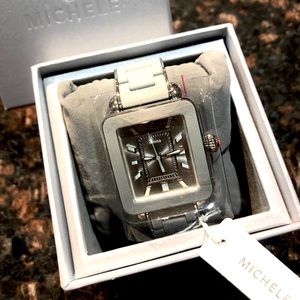 MICHELE Deco Sport Bracelet Watch (Grey/Silver)